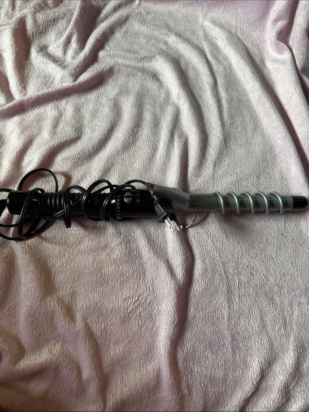Gray Spiral Curling Iron - Unbranded Professional Styling Tool